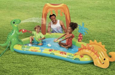 Play Day Inflatable Dino Play Center Just $19.98 (Reg. $35)!